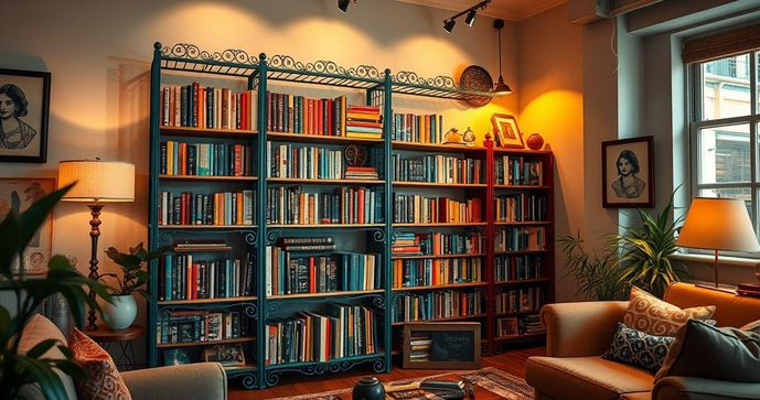 Estante de Ferro Colorida: Decorando com Estilo