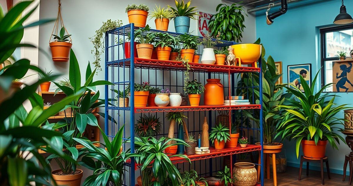 Estante de Ferro Colorida: Transforme Seu Espa&ccedil;o com Estilo e Versatilidade