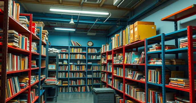 Prateleiras de A&ccedil;o Coloridas Transformam Seu Espa&ccedil;o com Estilo e Funcionalidade