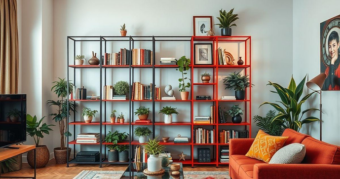 Como Escolher a Estante de Ferro Colorida Ideal para Sua Decora&ccedil;&atilde;o