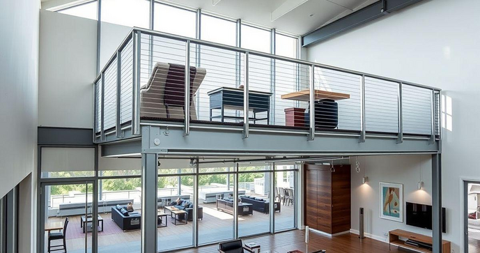 Mezanino Met&aacute;lico Residencial: Como Transformar Seu Espa&ccedil;o com Estilo e Funcionalidade