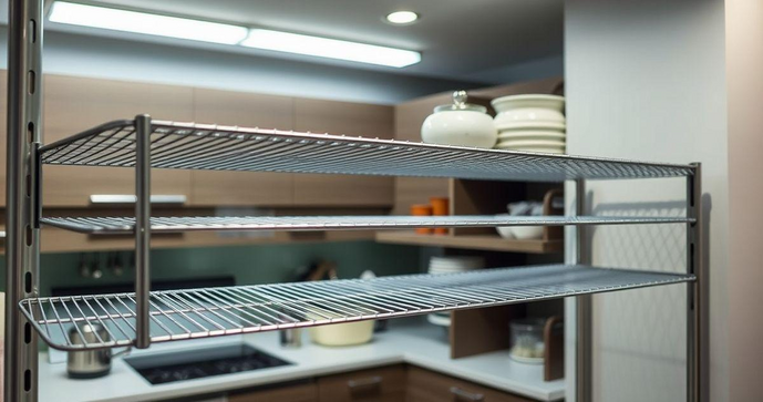 Prateleira inox aramado: a solu&ccedil;&atilde;o ideal para organiza&ccedil;&atilde;o e estilo