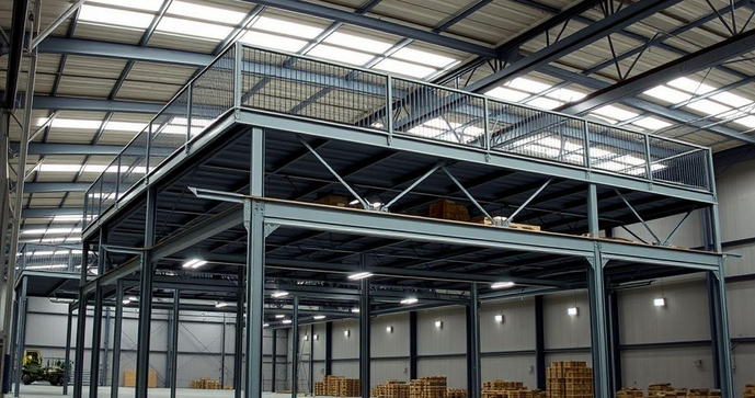 Mezanino industrial met&aacute;lico: Como escolher e instalar o ideal para sua empresa