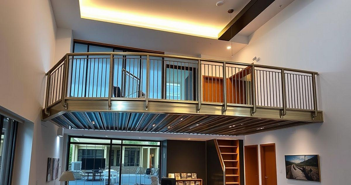 Mezanino Met&aacute;lico Residencial: Vantagens e Dicas para Sua Instala&ccedil;&atilde;o Ideal